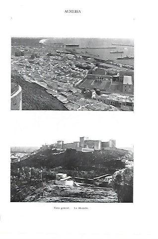 LAMINA ESPASA 40437: Vistas de Almeria