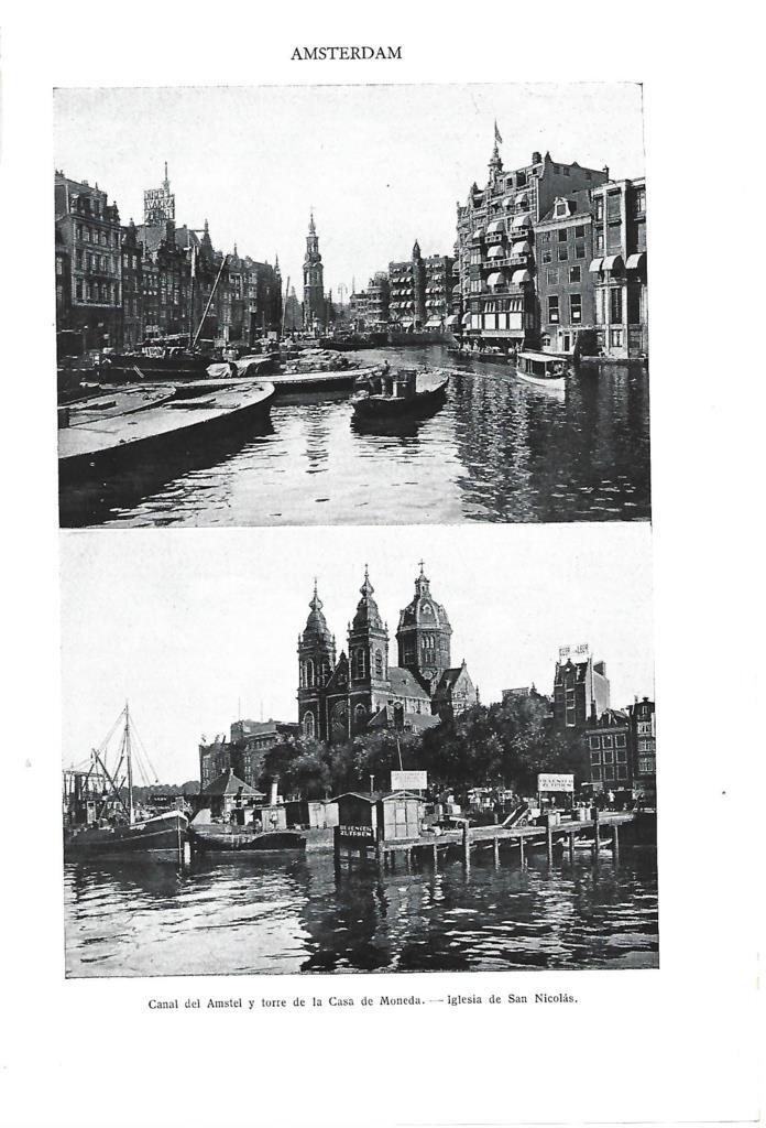 LAMINA ESPASA 40338: Vistas de Amsterdam