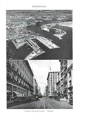 LAMINA ESPASA 40347: Vistas de Los Angeles