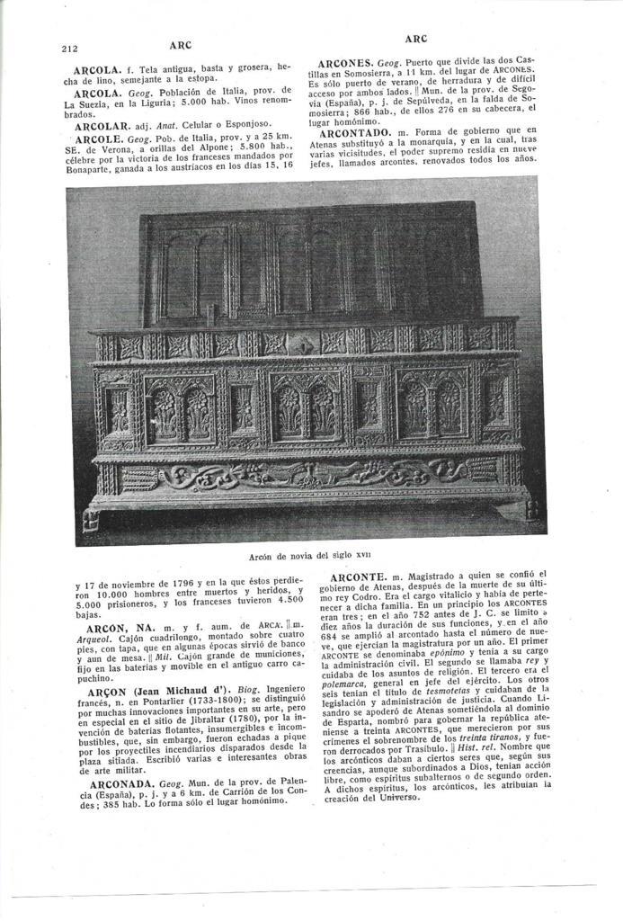 LAMINA ESPASA 40322: Arcon de novia del siglo XVII