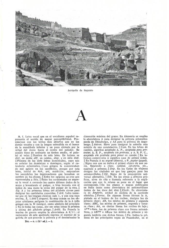 LAMINA ESPASA 40330: Acropolis de Sagunto