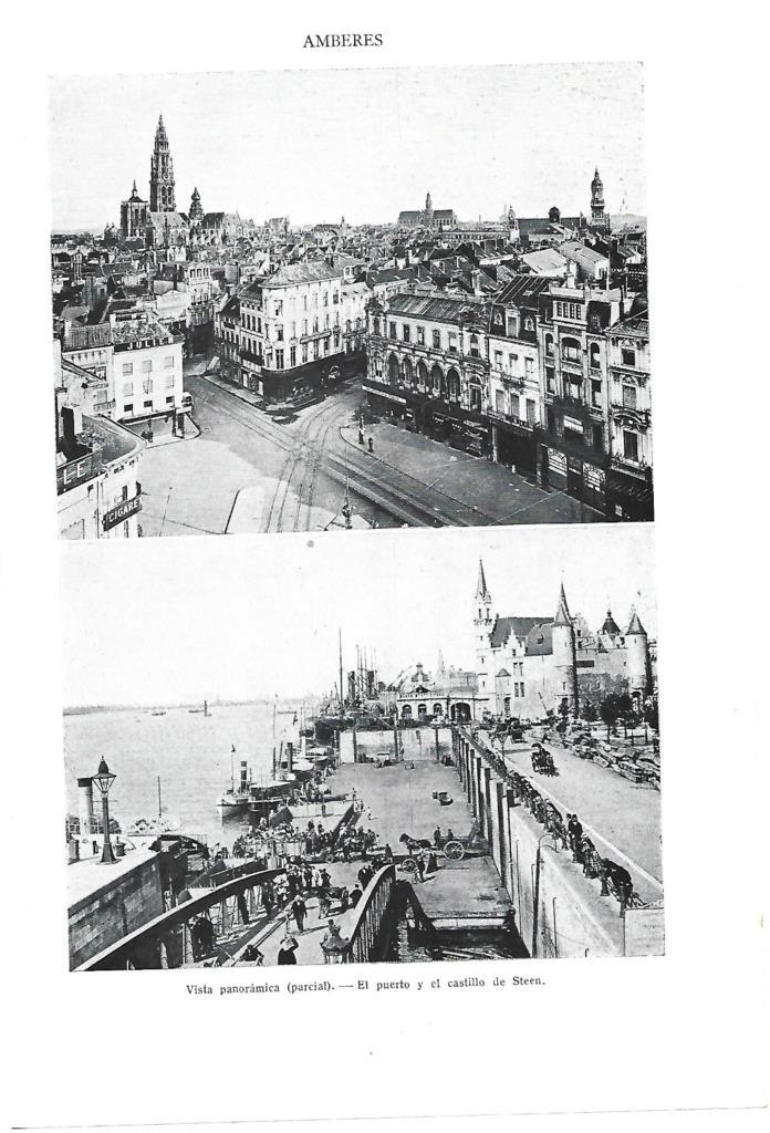 LAMINA ESPASA 40334: Vistas de Amberes