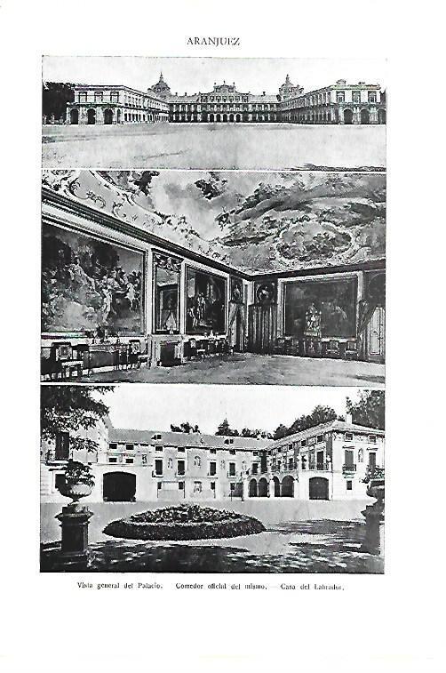 LAMINA ESPASA 40356: Vistas de Aranjuez