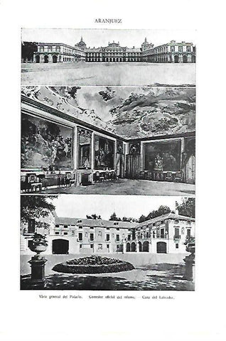 LAMINA ESPASA 40356: Vistas de Aranjuez