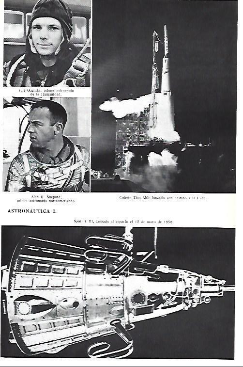 LAMINA ESPASA 40378: Los astronautas Yuri Gagarin y Alan B. Shepard
