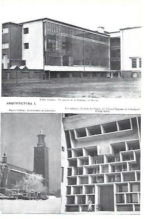 LAMINA ESPASA 40375: La Bauhaus de Dessau y el Ayuntmienot de Estocolmo