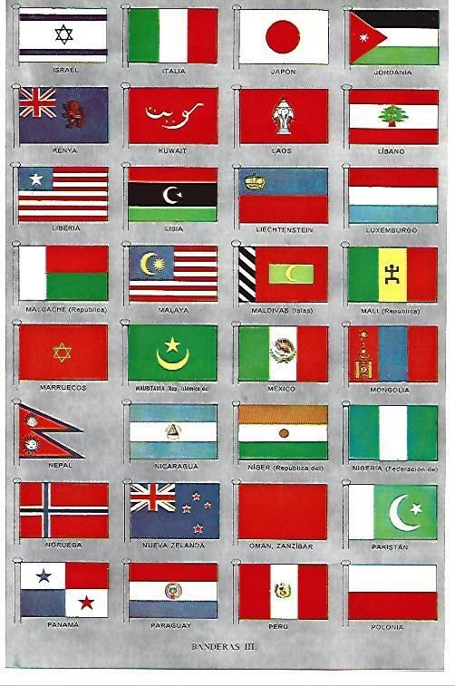 LAMINA ESPASA 40382: Banderas del mundo