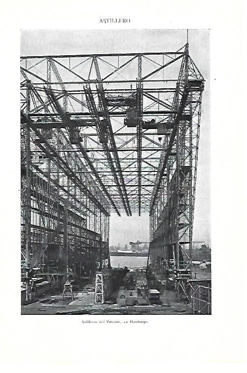 LAMINA ESPASA 40366: Astilleros de Hamburgo