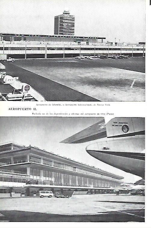 LAMINA ESPASA 40368: Aeropuertos de Nueva York y de Orly
