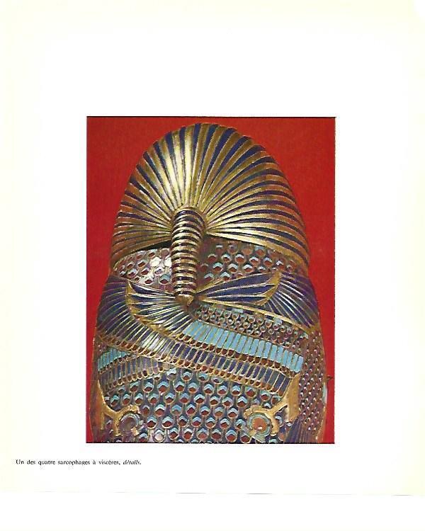 LAMINA 40802: Reverso de la Mascara de Tutabkhamon