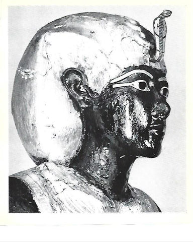 LAMINA 40799: Cabeza del Ka real Hhorakhty de Tutankhamon