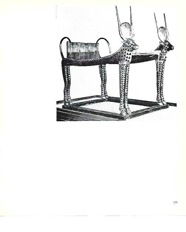 LAMINA 40796: Lecho portatil de la tumba de Tutankhamon
