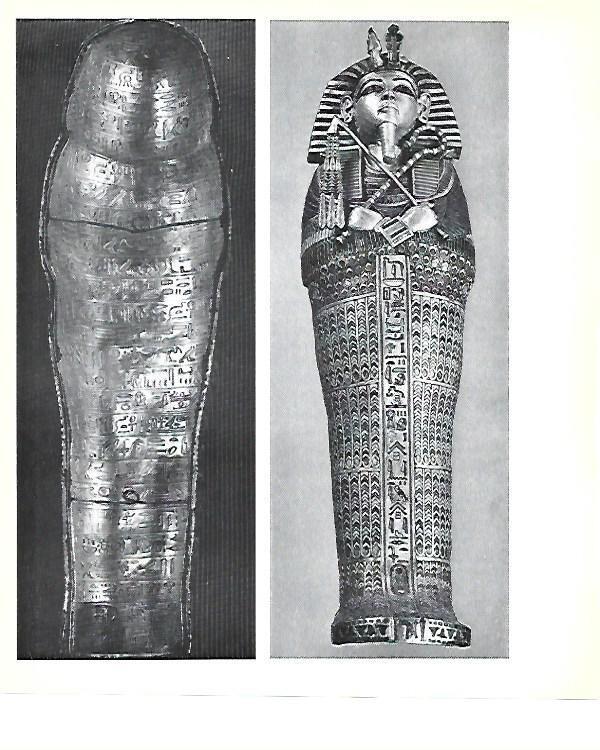 LAMINA 40806: Uno de los sarcofagos de Tutankhamon