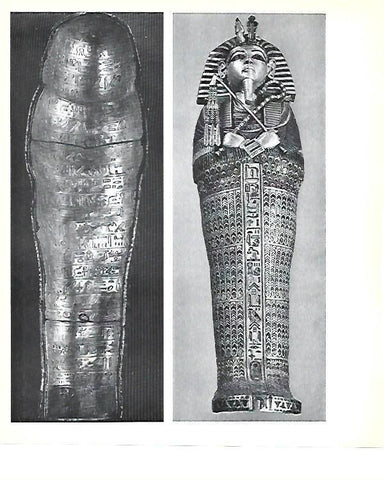 LAMINA 40806: Uno de los sarcofagos de Tutankhamon