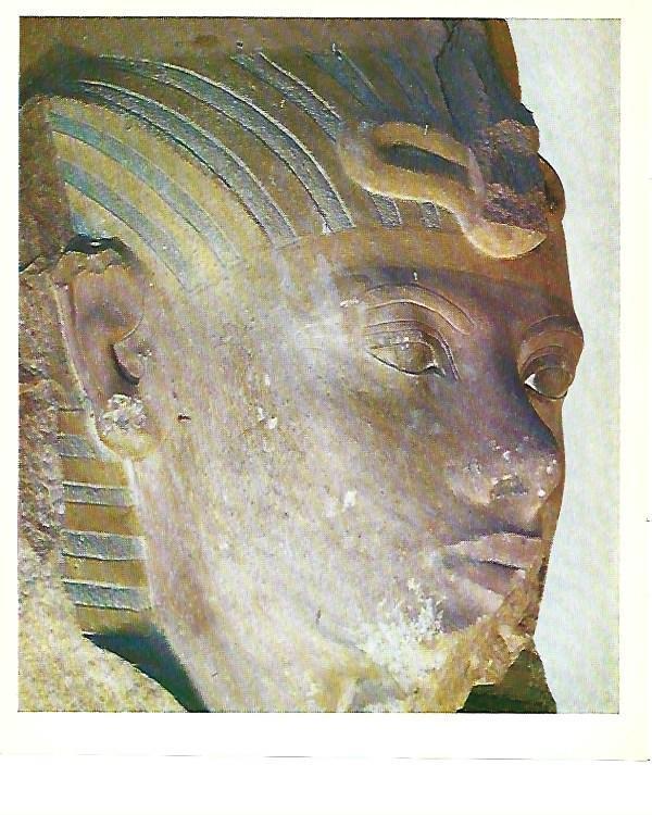 LAMINA 40823: Detalle de la mascara funeraria de Tutankhamon