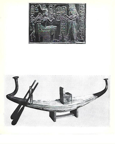LAMINA 40820: Nave funeraria de Tutankhamon