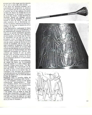 LAMINA 40819: Trompeta de Tutankhamon