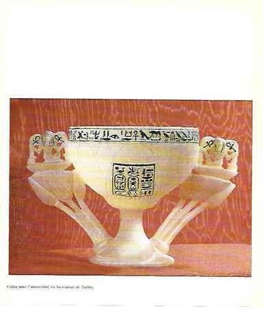 LAMINA 40818: Vaso votivo de Tutankhamon