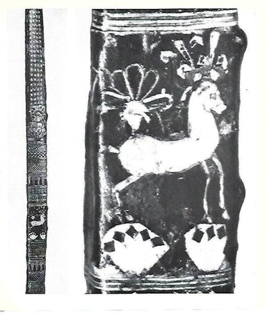 LAMINA 40785: Ciervo decorativo en el arco de Tutankhamon