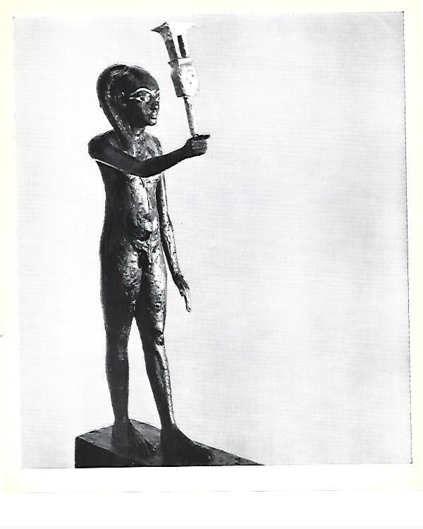 LAMINA 40815: Estatutilla de Tutankhamon