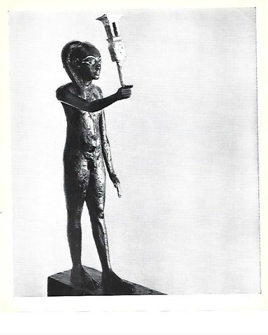 LAMINA 40815: Estatutilla de Tutankhamon