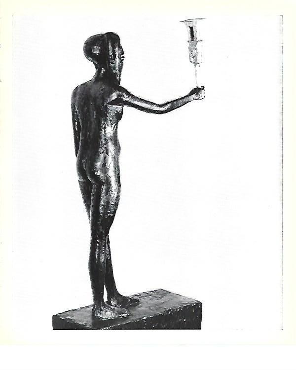 LAMINA 40816: Reverso de estatuilla de Tutankhamon