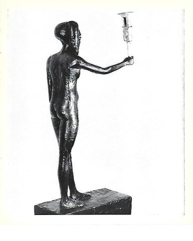 LAMINA 40816: Reverso de estatuilla de Tutankhamon
