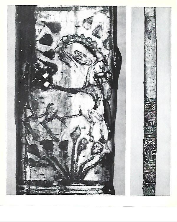 LAMINA 40784: Detalle del arco de caza de la tumba de Tutankhamon