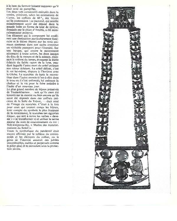 LAMINA 40783: Collar con la imagen de la diosa Nekhabit