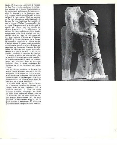 LAMINA 40747:  Estatua de faraon y principe