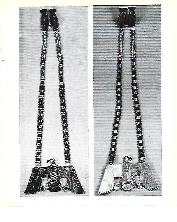 LAMINA 40779: Collares simbolos de la monarquia faraonica