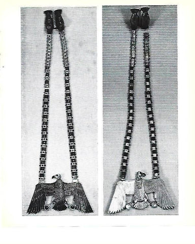 LAMINA 40779: Collares simbolos de la monarquia faraonica