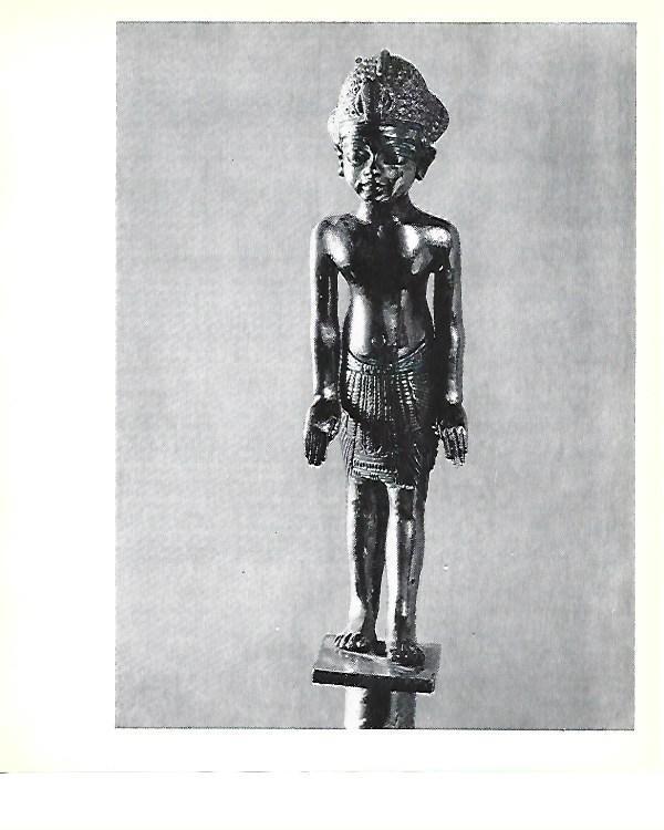 LAMINA 40776: Escultura del rey niño Tutankhamon