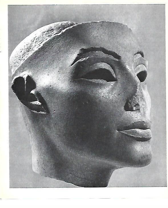 LAMINA 40766: Detalle de escultura de faraon