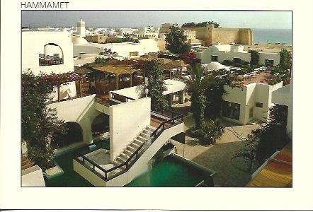 POSTAL A7041: Centro de Hammamet, Tunez