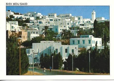 POSTAL A7044: Sidi Bou Said, Tunez