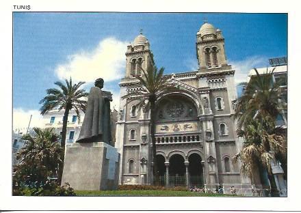 POSTAL A7045: Catedral de Tunez