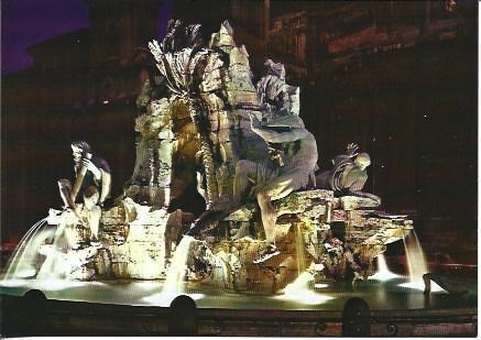POSTAL A7054: Piazza Navona en Roma