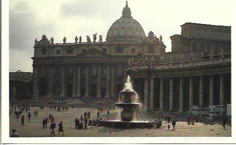 POSTAL A7055: Plaza San Pedro en Roma