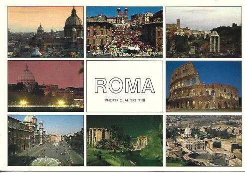 POSTAL A7062: Vista de Roma