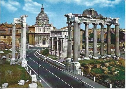 POSTAL A7035: Foro Romano en Roma