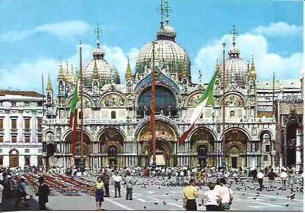 POSTAL A7011: Basilica de San Marcos en Venecia