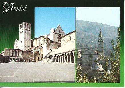 POSTAL A7016: Iglesia de Santa Clara en Asis