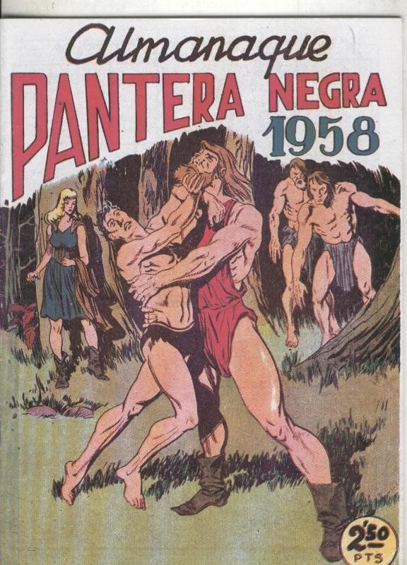 Facsimil: Almanaque  Pantera Negra para 1958