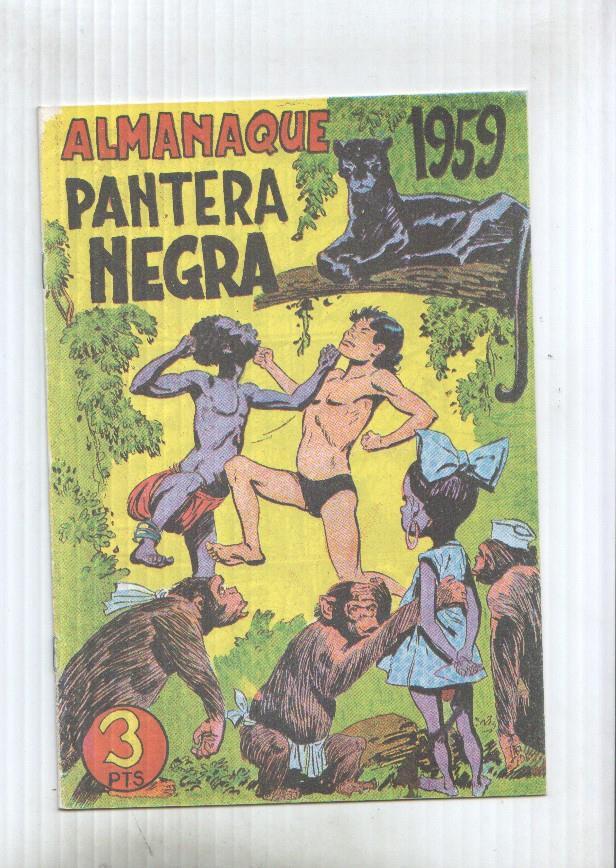 Facsimil: Almanaque  Pantera Negra para 1959