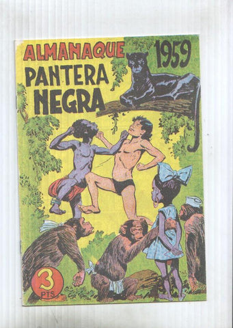 Facsimil: Almanaque  Pantera Negra para 1959