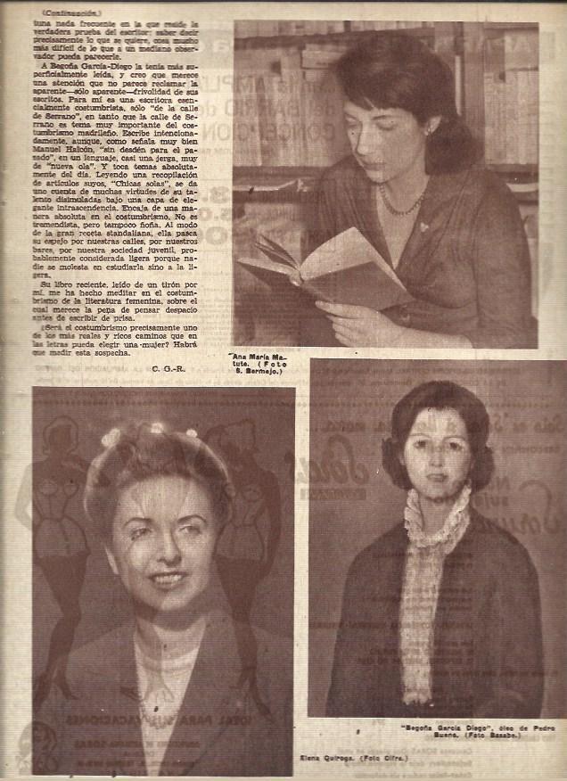 LAMINA 41008: Ana Maria Matute, Elena Quiroga y Begoña Garcia Diego