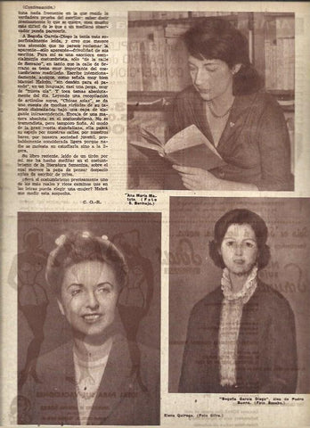 LAMINA 41008: Ana Maria Matute, Elena Quiroga y Begoña Garcia Diego