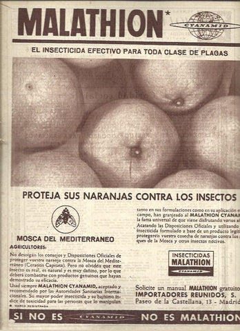 LAMINA 41004: Publicidad de Insecticidas Malathion