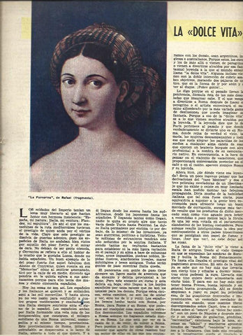 LAMINA 41029: La Fornarina, por Rafael